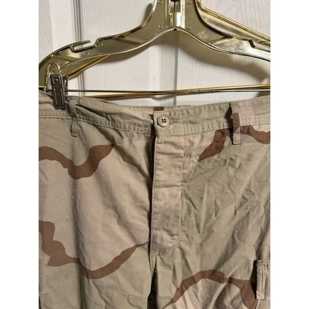 US Army Pants Mens 38x32 Cargo Desert Camouflage Utility Uniform 90s Y2k